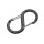 munkees S-Form Karabiner mit Drahtschnapper &ndash; ohne Preisaufdruck