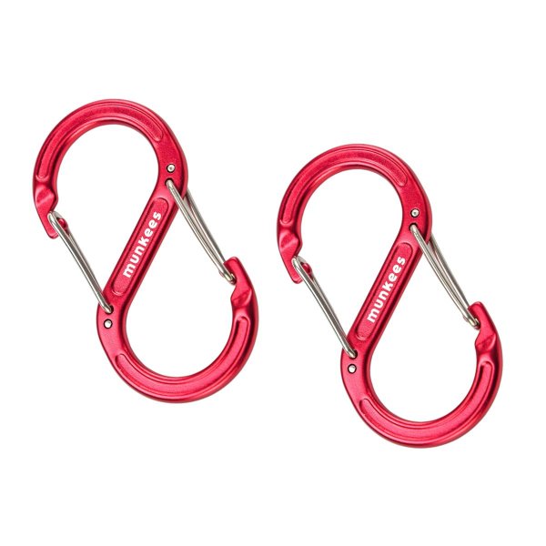munkees S-shape Carabiner, 2 pcs &ndash; without printed price