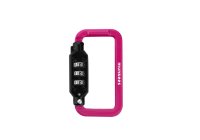 munkees Combination Lock Carabiner, SQUARE, Magenta/Blue &ndash; without printed price
