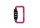 munkees Combination Lock Carabiner, SQUARE, Magenta/Blue &ndash; without printed price