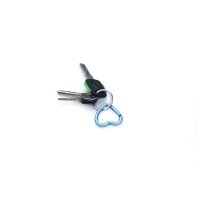 Mini Herz-Karabiner - 2 Stk. Blau &ndash; mit Preisaufdruck 6,99 &euro;