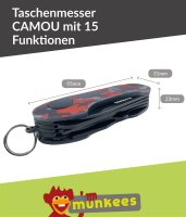 Pocket Knife CAMOU &ndash; with printed price &euro; 16,99