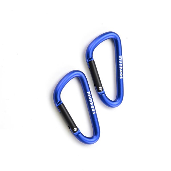 Carabiner D-Shape - &Oslash; 5 x 50 mm (2pcs) &ndash; with printed price &euro; 5,99