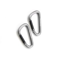 Carabiner D-Shape - &Oslash; 5 x 50 mm (2pcs) &ndash; with printed price &euro; 5,99