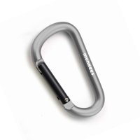 Carabiner D-Shape - &Oslash; 8 x 80 mm &ndash; with printed price &euro; 5,99