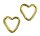Mini Heart Carabiner Gold - 2pcs &ndash; with printed price &euro; 6,99