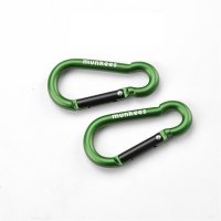 Carabiner Pear Shape &ndash; &Oslash; 5 x 50 mm - 2pcs &ndash; with printed price &euro; 5,99