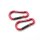 Carabiner Pear Shape &ndash; &Oslash; 5 x 50 mm - 2pcs &ndash; with printed price &euro; 5,99