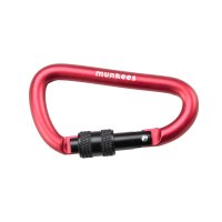Carabiner D-Shape with Screw Lock &ndash; with printed price &euro; 5,99