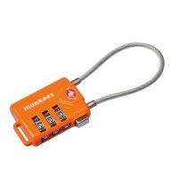 munkees TSA Cable Combination Lock &ndash; with printed...