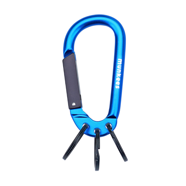 munkees Carabiner with 3 Key Rings &ndash; with printed price &euro; 6,99