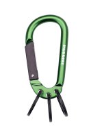 munkees Carabiner with 3 Key Rings &ndash; with printed...