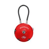 munkees TSA Cable Lock, round &ndash; with printed price...