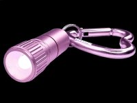 Mini LED with Heart Carabiner - pink &ndash; with printed price &euro; 7,99