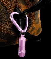 Mini LED with Heart Carabiner - pink &ndash; with printed price &euro; 7,99