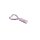 Mini LED with Heart Carabiner - pink &ndash; with printed price &euro; 7,99