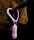 Mini LED with Heart Carabiner - pink &ndash; with printed price &euro; 7,99