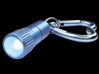 Mini LED with Heart Carabiner - blue &ndash; with printed price &euro; 7,99
