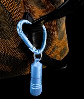 Mini LED with Heart Carabiner - blue &ndash; with printed price &euro; 7,99
