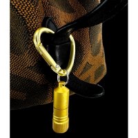 Mini LED with Heart Carabiner - gold &ndash; with printed price &euro; 7,99