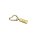 Mini LED with Heart Carabiner - gold &ndash; with printed price &euro; 7,99