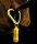 Mini LED with Heart Carabiner - gold &ndash; with printed price &euro; 7,99