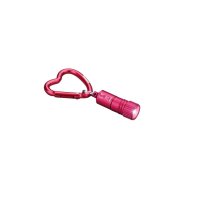 Mini LED with Heart Carabiner - red &ndash; with printed...