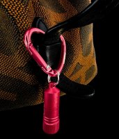 Mini LED with Heart Carabiner - red &ndash; with printed price &euro; 7,99
