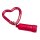 Mini LED with Heart Carabiner - red &ndash; with printed price &euro; 7,99