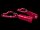 Mini LED with Heart Carabiner - red &ndash; with printed price &euro; 7,99