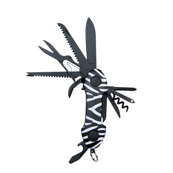 Pocket Knife Zebra &ndash; with printed price &euro; 16,99