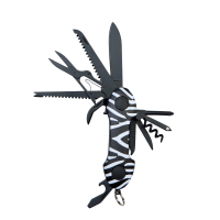 Pocket Knife Zebra &ndash; with printed price &euro; 16,99