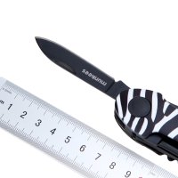 Pocket Knife Zebra &ndash; with printed price &euro; 16,99