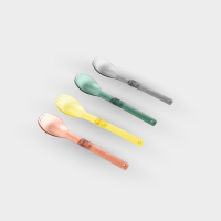 Foldable Tritan Spork, Ultralight Camping Cutlery, Spoon...