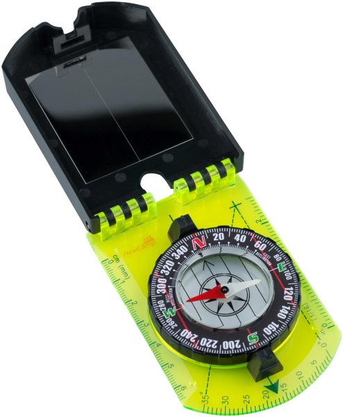 Folding Map Compass with mirror