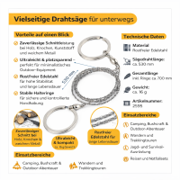 Pocket Survival Wire Saw