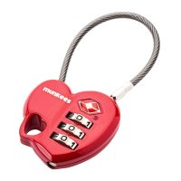 TSA Combination Lock - Heart &ndash; with printed price...