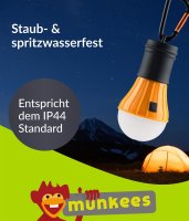 LED Lamp with 6 LEDs - orange &ndash; with printed price &euro; 14,99