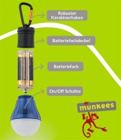 LED Lamp With 6 LEDs - blue &ndash; with printed price &euro; 14,99